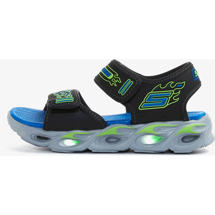 Сандалии с подсветкой Skechers, Черный — фото 2
