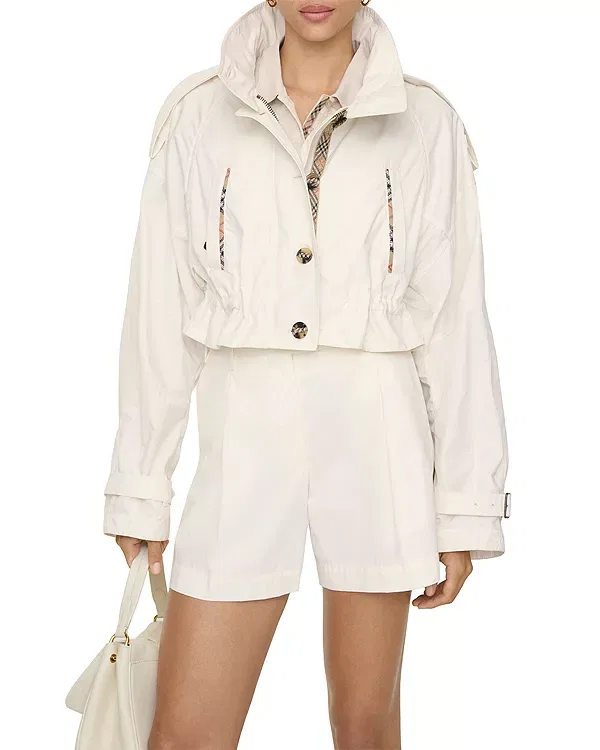 Женская куртка с капюшоном Ladymoor Burberry, Seashell White