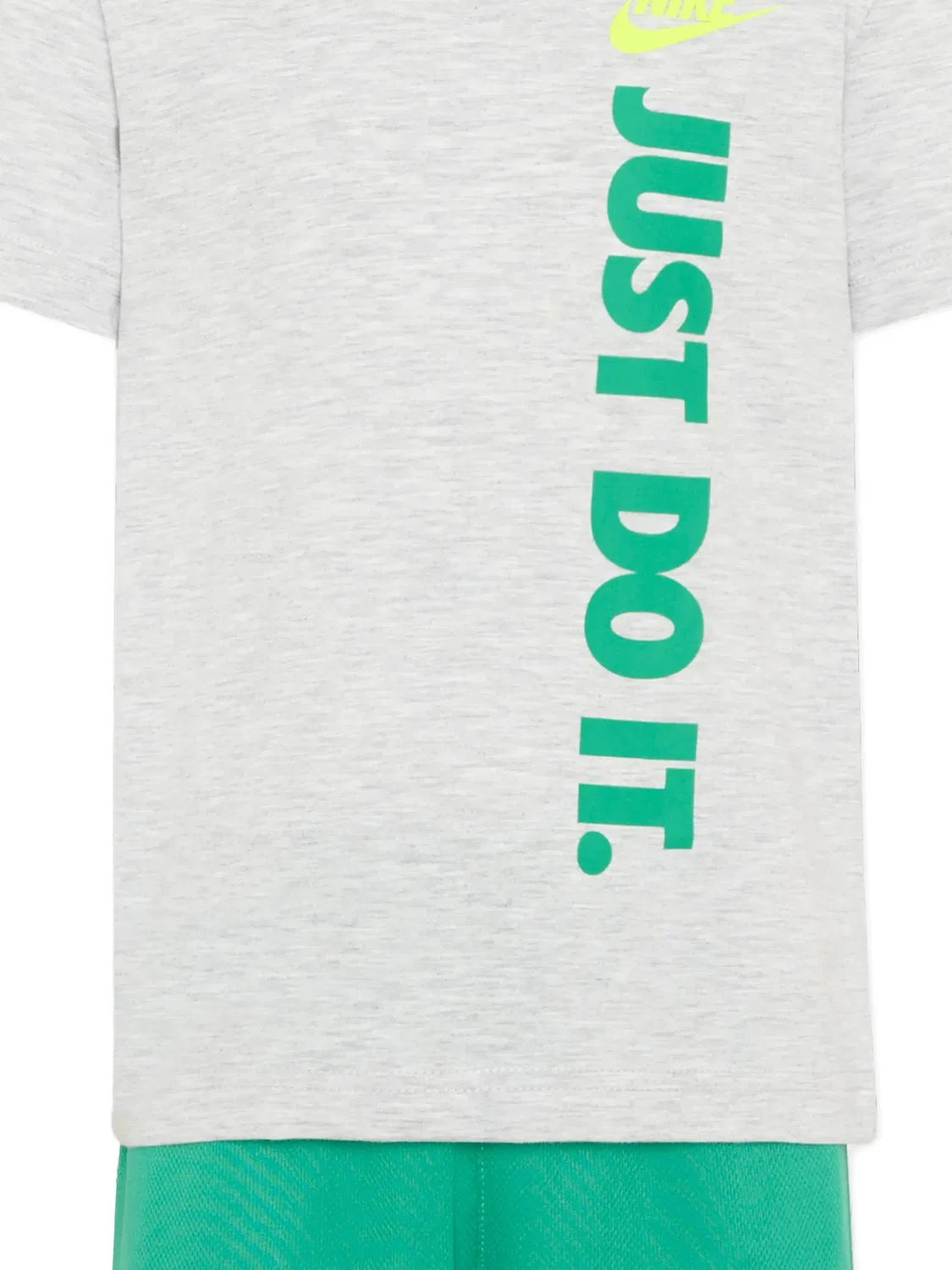 Спортивный костюм с шортами и логотипом Nike Kids, серый — фото 3