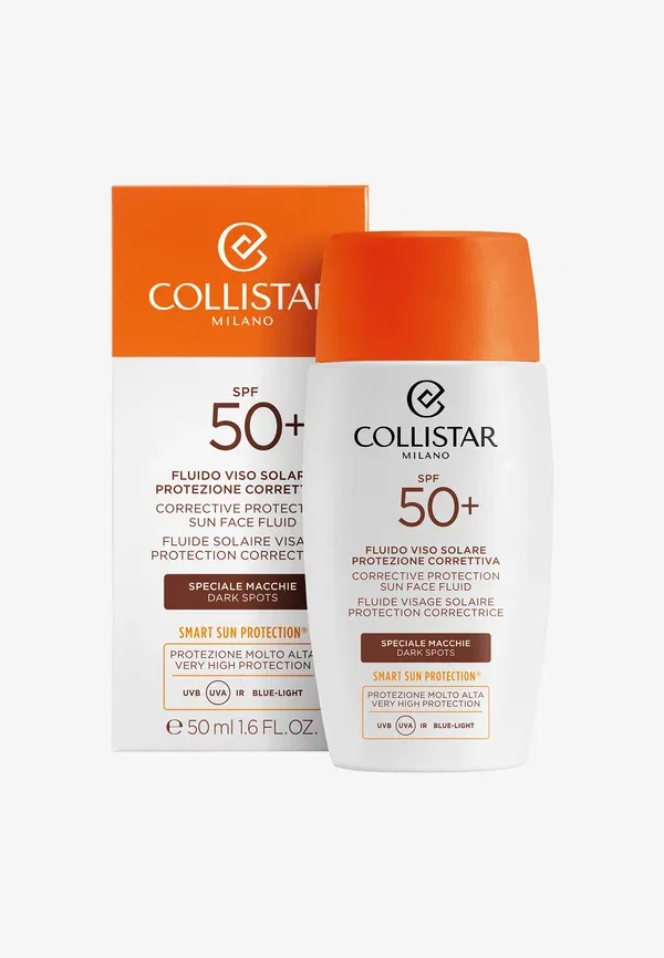 Корректирующий солнцезащитный флюид для лица с SPF 50+ - защита от солнца 50 мл Collistar — фото 2