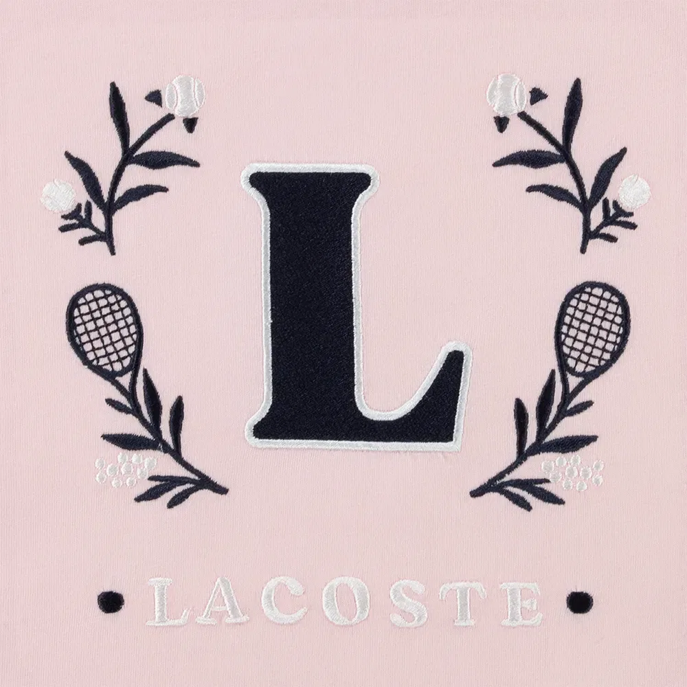 Футболка с коротким рукавом Lacoste Kids, розовый — фото 3