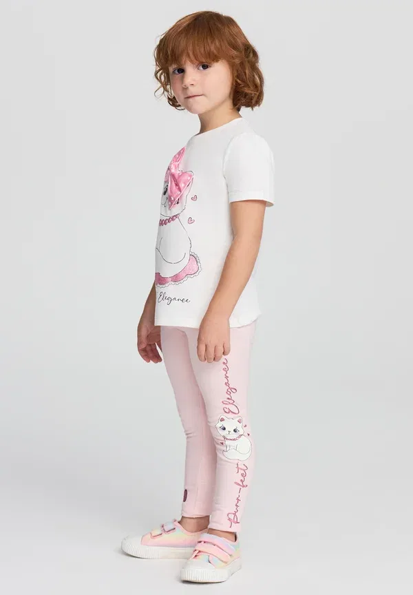 Леггинсы с принтом Leggings - trousers Terranova, Rosa Cipria, розовый