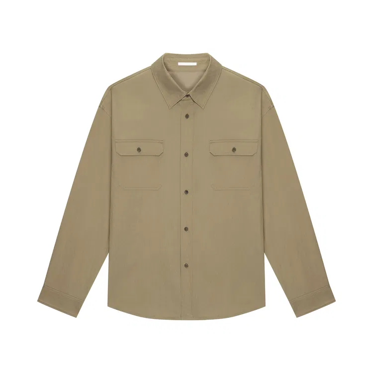 Детская рубашка с длинным рукавом Nice Rice, Dark Khaki