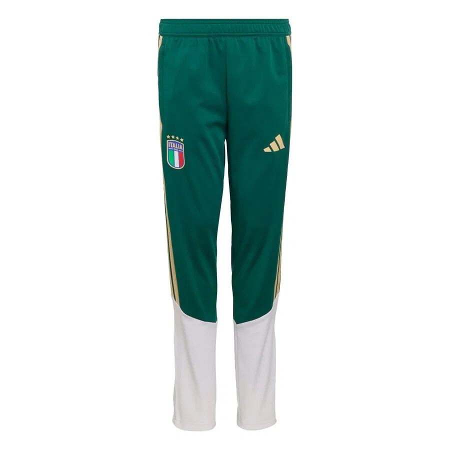 Спортивные брюки ADIDAS PERFORMANCE Slim fit 'Italien 26 Tiro' темно-зеленого цвета