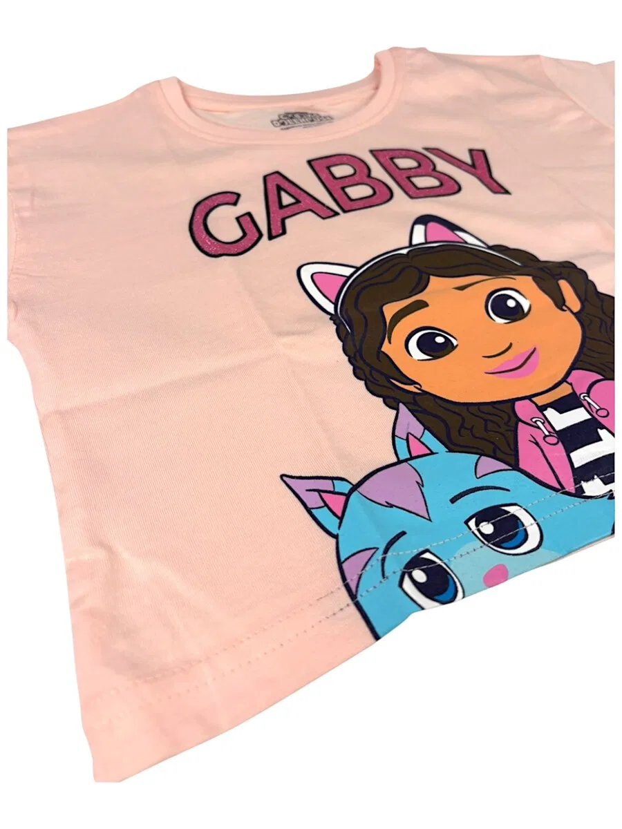 Футболка Gabby's Dollhouse 'Gabby´s Dollhouse Crop Top', цвет розовый — фото 3