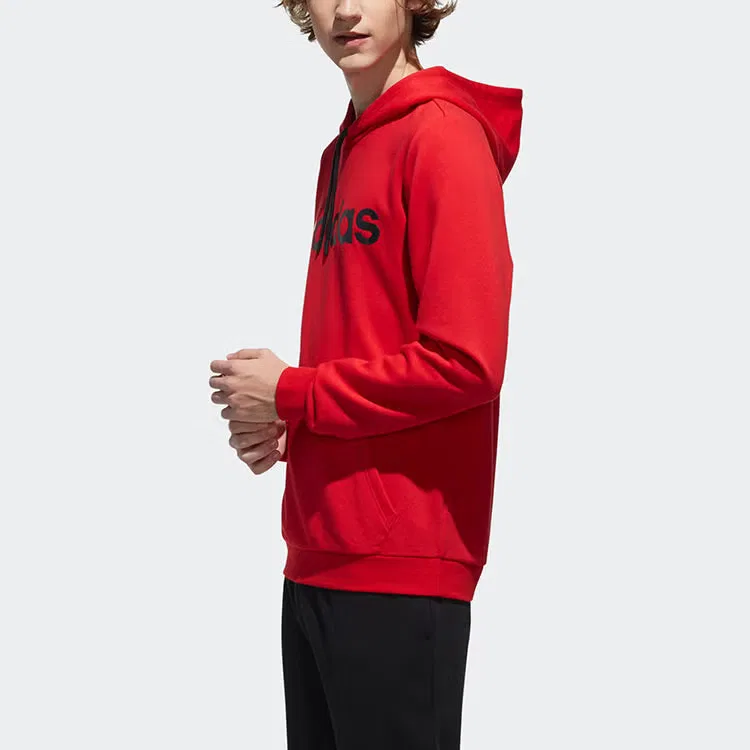 Пуловер с принтом логотипа Adidas, красный — фото 4