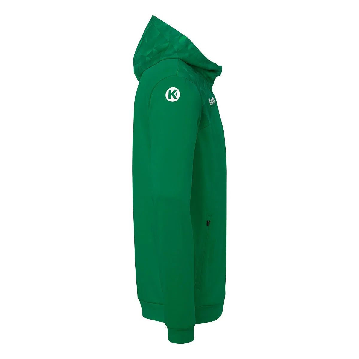 Детская тренировочная куртка с капюшоном Athletics 29 Kempa, Dark Green Schwarz — фото 4