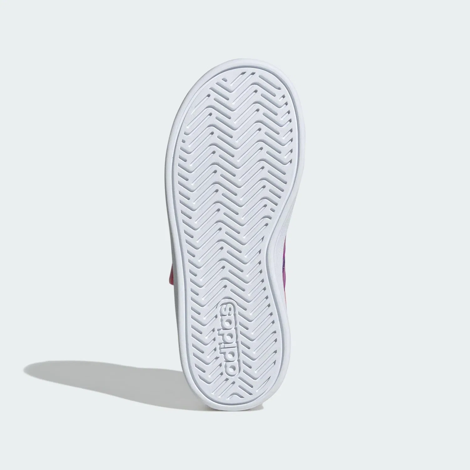 Детские кроссовки с бантом Adidas Grand Court 3.0, Rosa Violett Gelb — фото 3