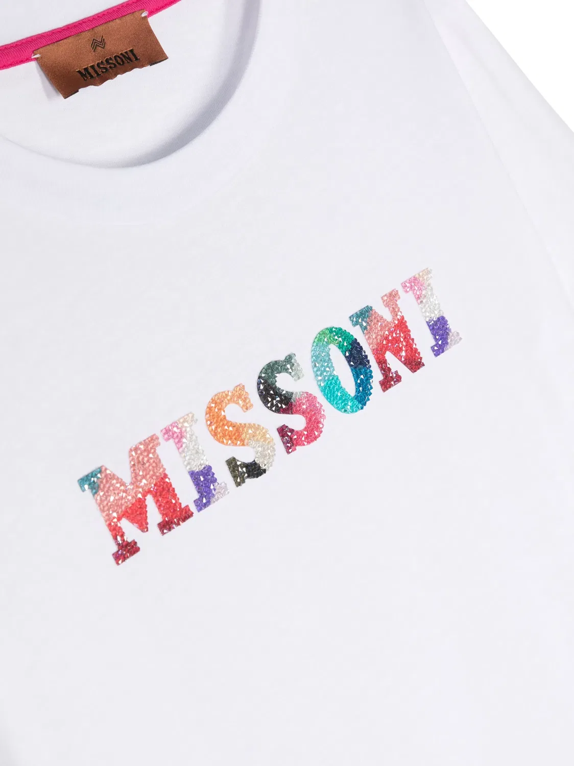Футболка с Принтом Логотипа Missoni, белый — фото 3