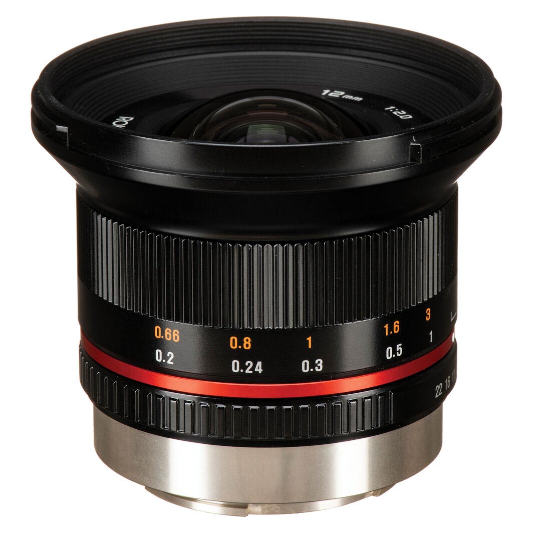 

Объектив Rokinon 12mm f/2.0 NCS CS, Fujifilm X Mount, черный