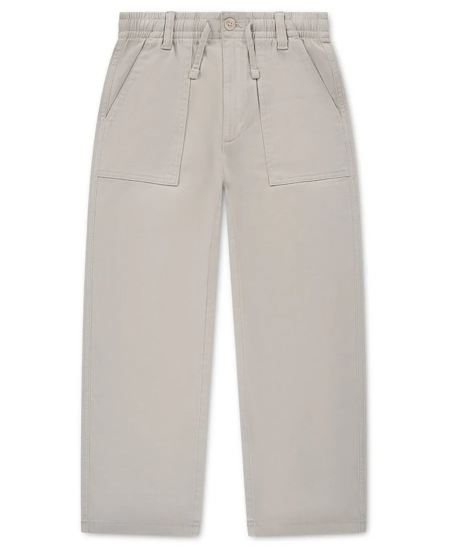 Детские джинсы свободного кроя с утилитарными карманами, модель Baggy Utility abercrombie kids, Chateau Gray