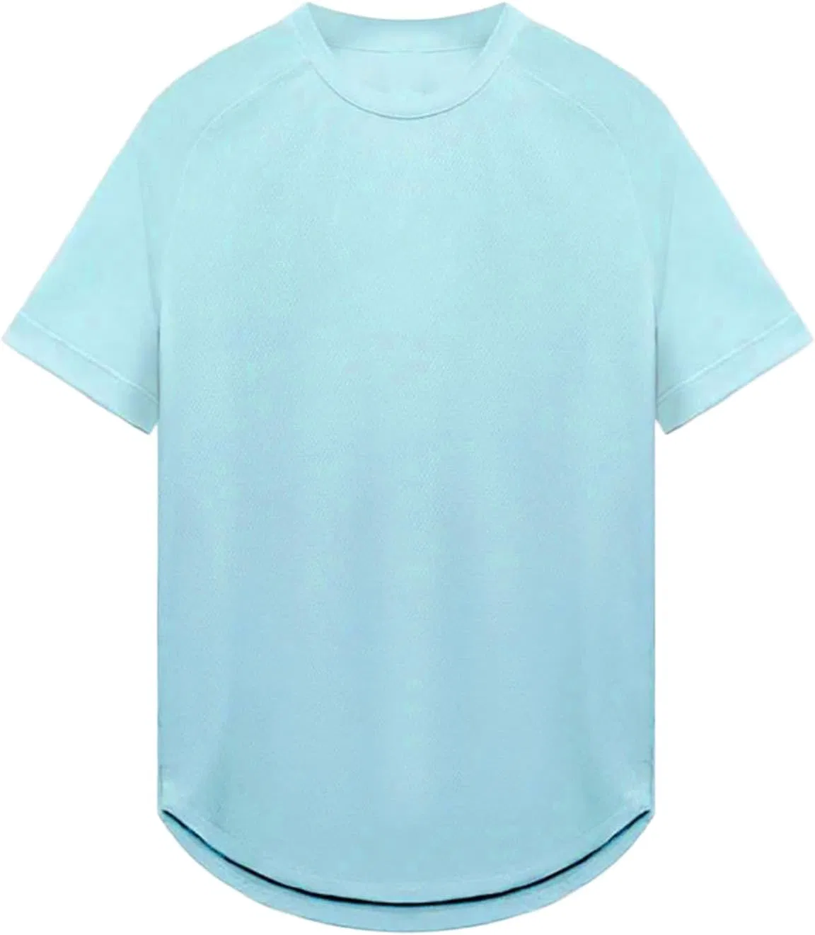 Мужская быстросохнущая футболка с круглым вырезом, Light Blue — фото 3