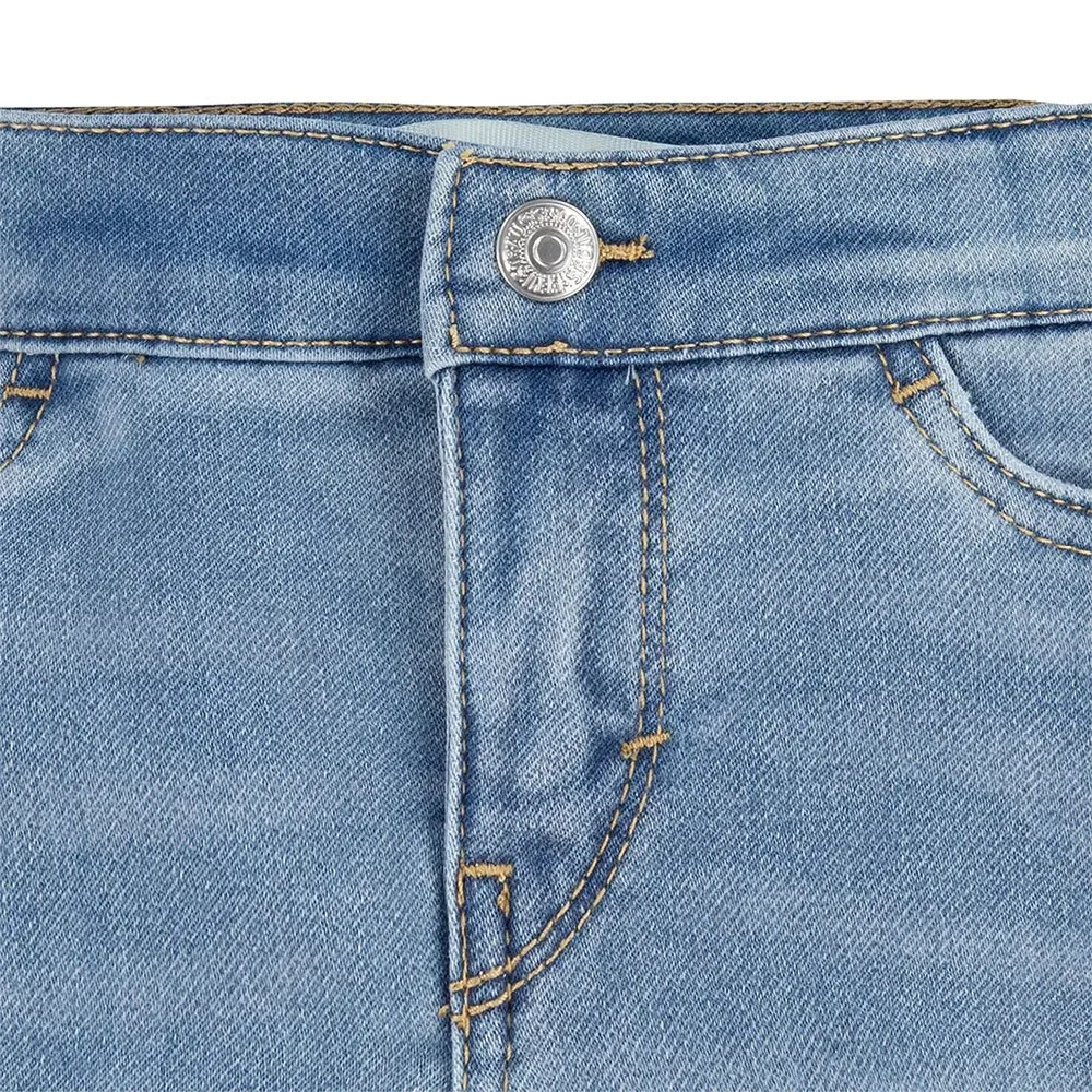 Детские шорты для девочек с отворотом Levi's, Blue — фото 3