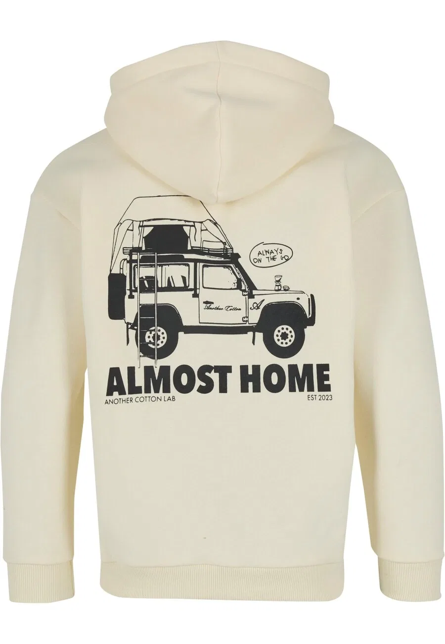 Толстовка на молнии "Almost Home" в светло-бежевом цвете Another Cotton Lab — фото 2