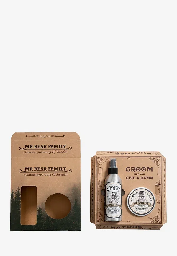 Набор для волос Mr Bear Family Grooming Spray & Pomade, sweetwood — фото 3