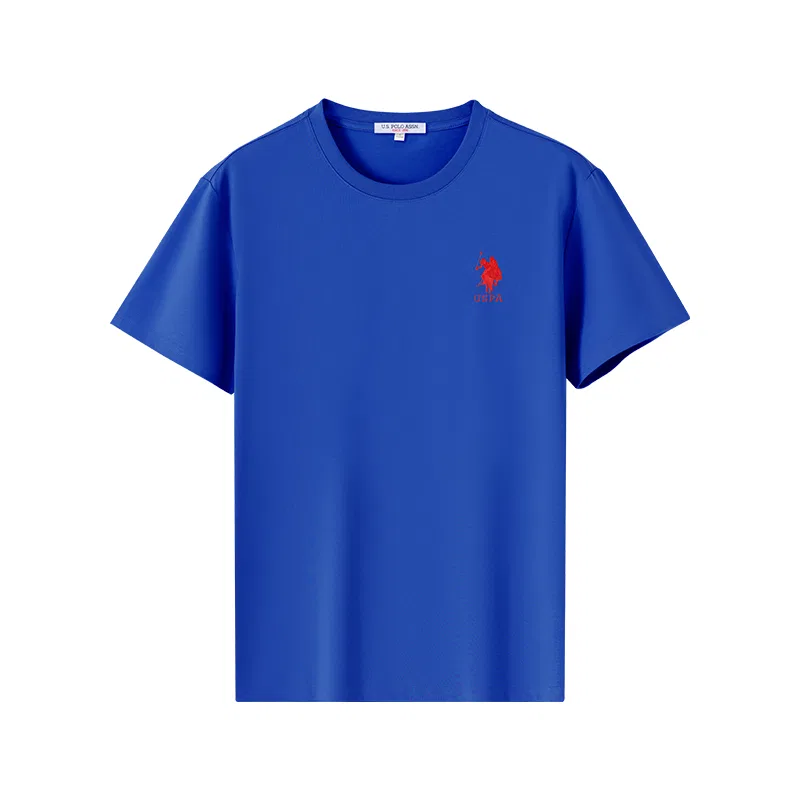 Футболка с круглым вырезом, прямой крой, U.S. POLO ASSN., Blue