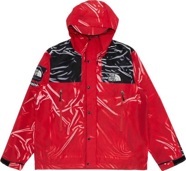 

Куртка Supreme x The North Face Printed Taped Seam Shell Jacket 'Red', красный