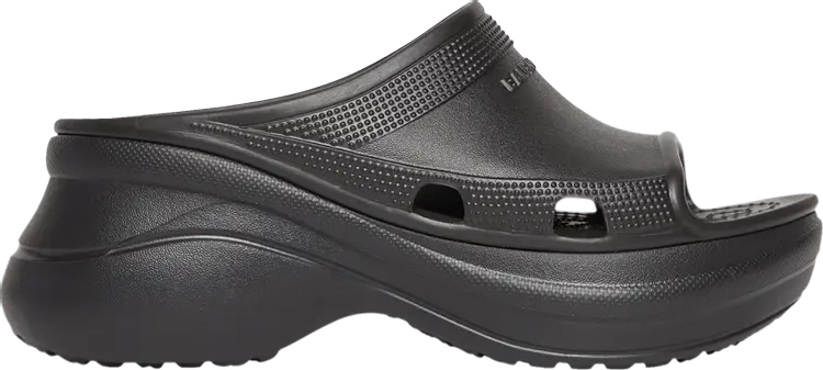 

Сандалии Crocs x Balenciaga Pool Slide Sandal Black, черный