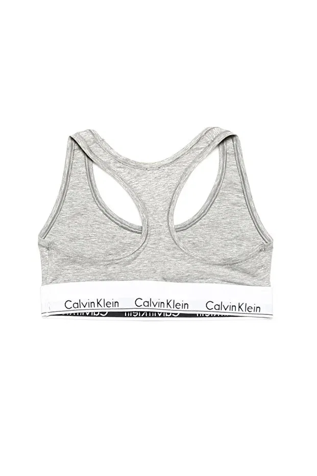 Женское боди-бра с кружевным воротником Calvin Klein, Gray