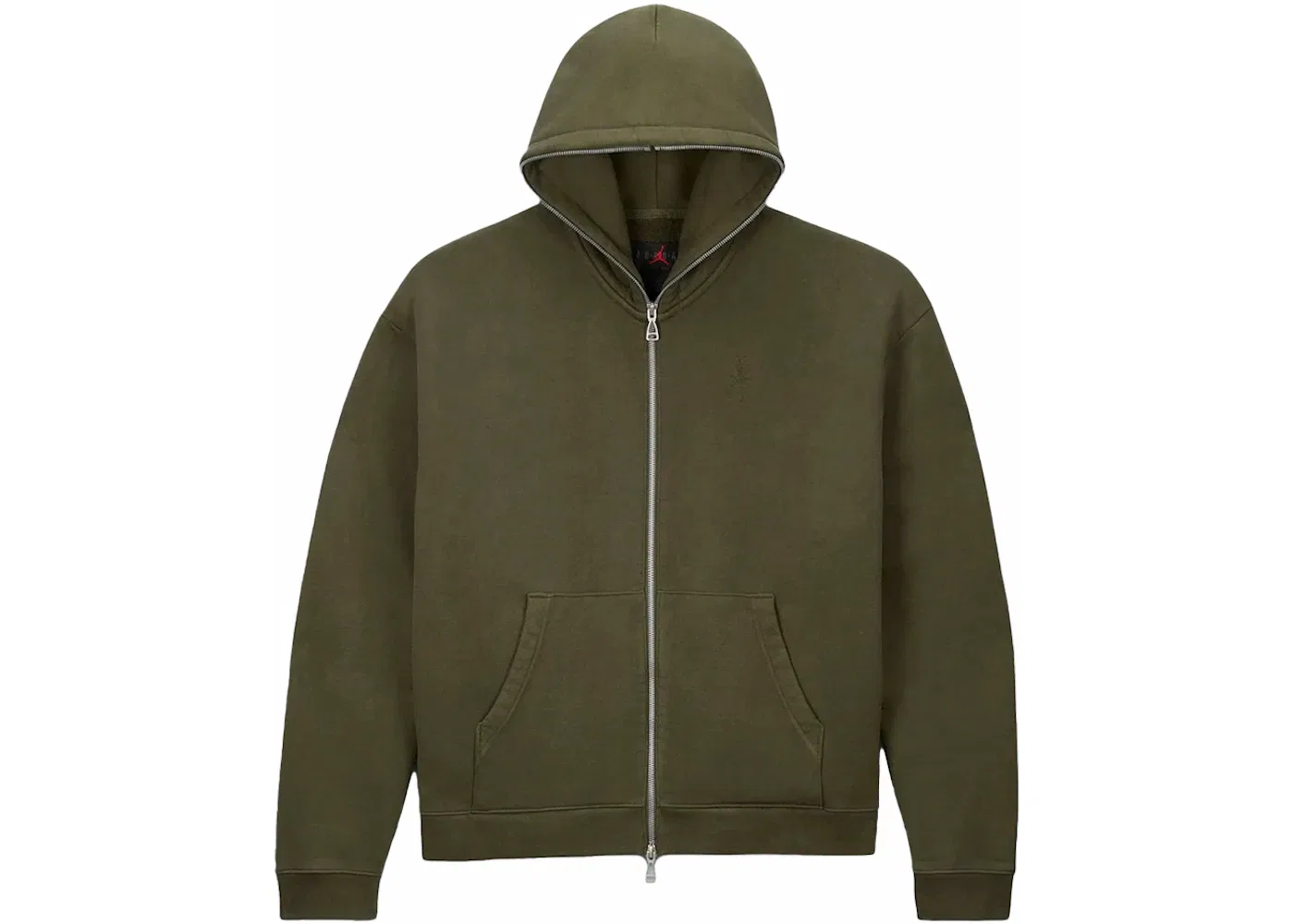 Мужская худи с полной застежкой-молнией Cargo Khaki Jordan x Travis Scott, Cargo Khaki