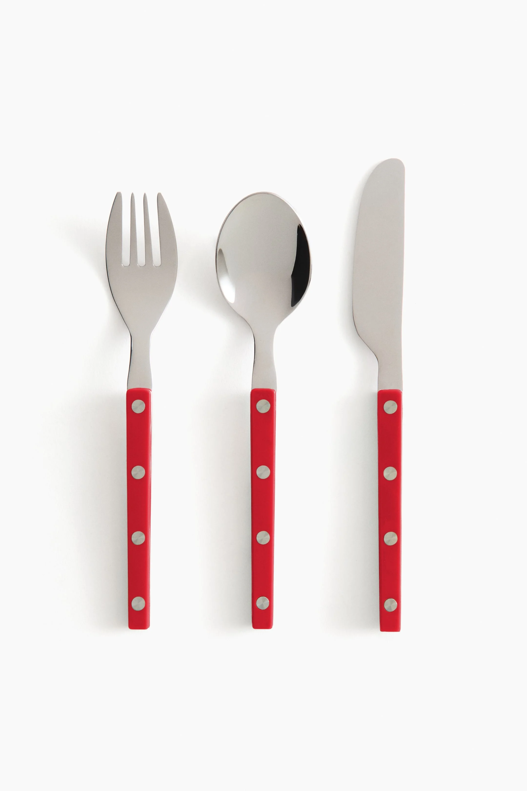 Набор столовых приборов H&M Children's Cutlery, 3 штуки, красный