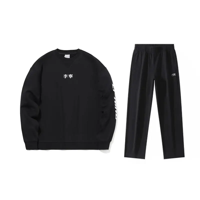 

LINING Повседневная спортивная одежда Unisex Black+Black