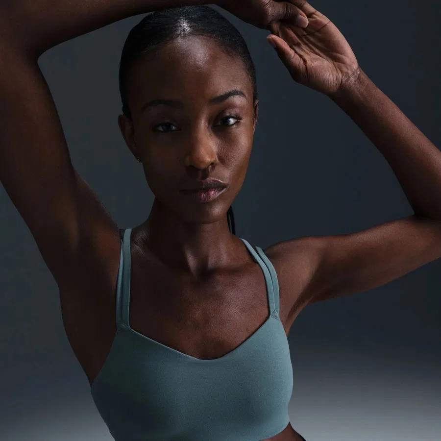 Спортивный бюстгальтер с легкой поддержкой Alate Trace Nike, Синий