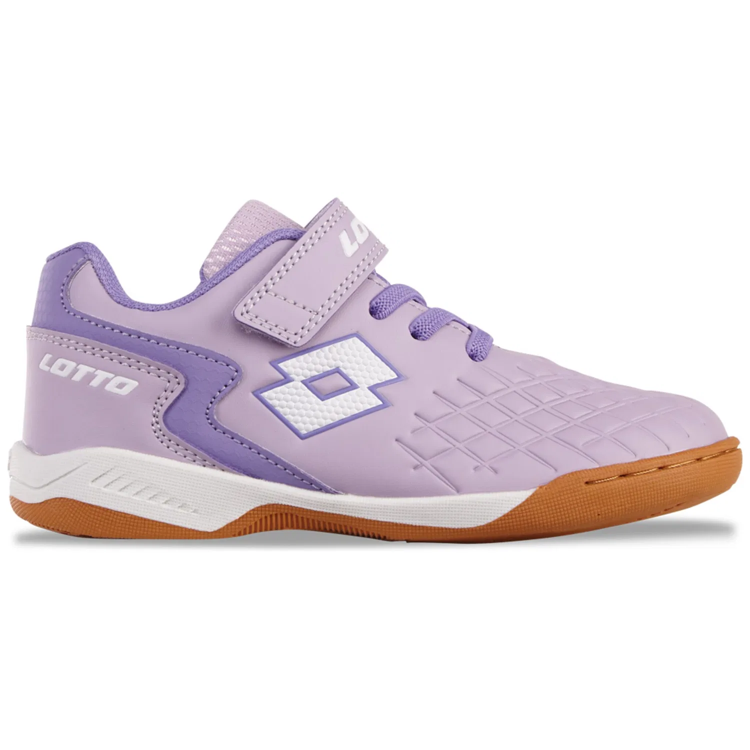 Детские спортивные кроссовки с эластичной шнуровкой и липучкой Lotto, Lilac-Violet