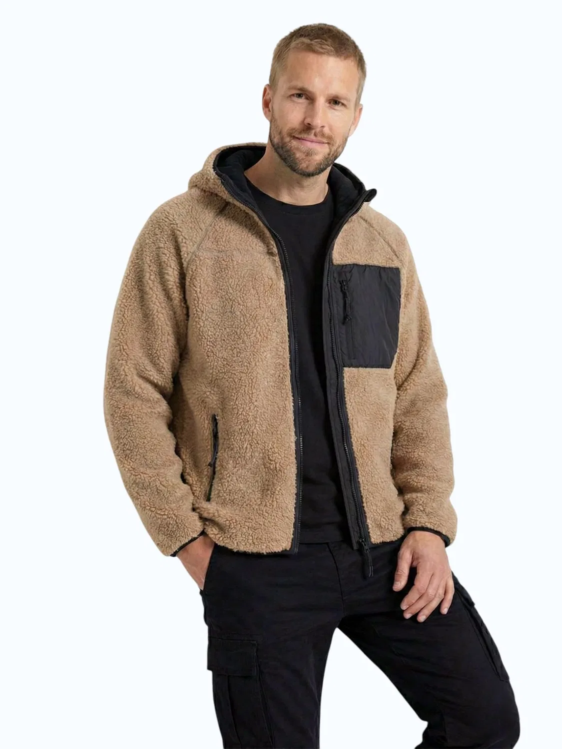 Мужская куртка Brandit, light brown — фото 4