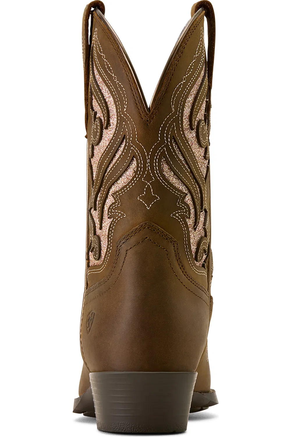 Детские ковбойские сапоги с вырезами и блестками Fashion Bliss D Toe Ariat, Sassy Brown — фото 4