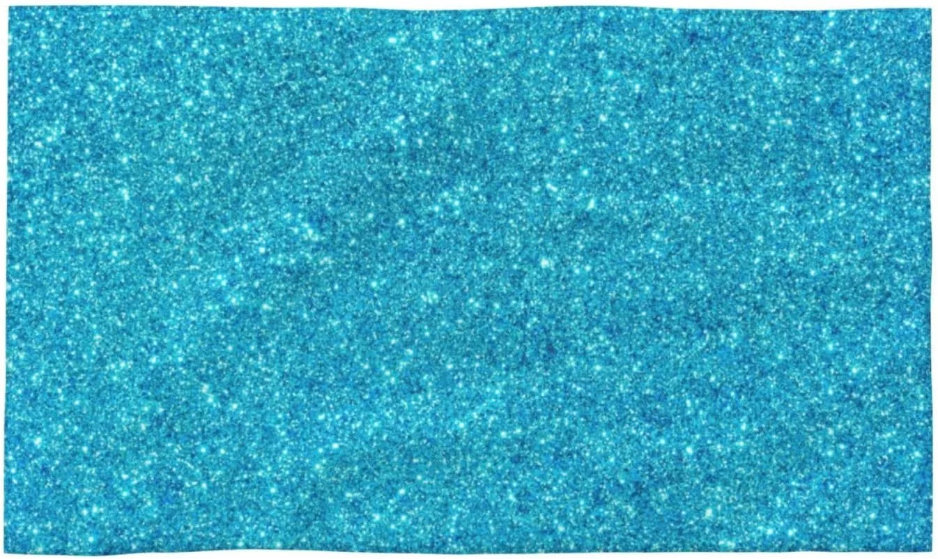 Мочалка для лица и тела Pevtufa, микроволокно, 69x40 см, Blue Glitter