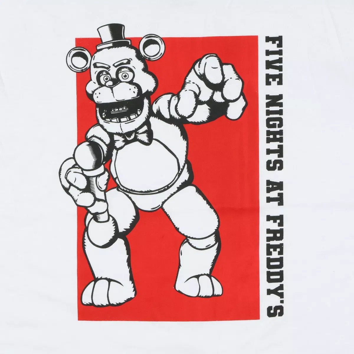 Детская футболка с принтом Five Nights at Freddy's Seven Times Six, White — фото 2