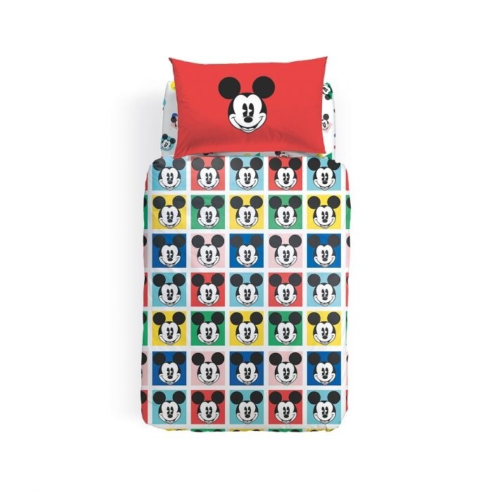 

Комплект детского постельного белья Caleffi Disney Mickey Colors In Cotton, 3 предмета