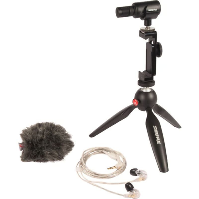 

Микрофон Shure MOTIV MV88+ Video Kit with iOS / USB Condenser Microphone