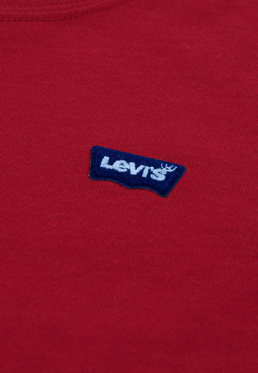 Детская футболка Levi's Kids цвета мерло — фото 3