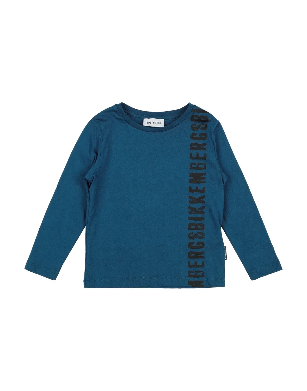 Детская футболка для мальчиков с длинным рукавом Bikkembergs, Deep Teal