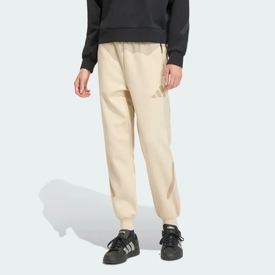 Спортивные брюки с принтом Z.N.E. Pants adidas, Бежевый