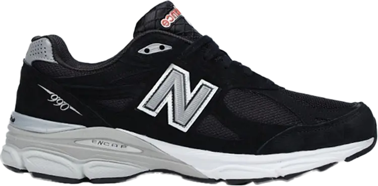 

Кроссовки New Balance 990v3 Made In USA 'Black White', черный
