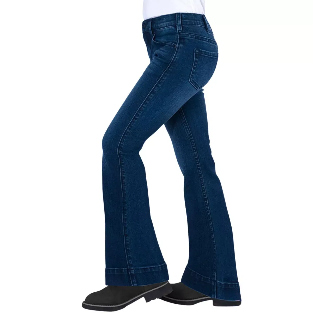 Детские джинсы для девочек из стрейчевого денима Cowgirl Tuff Co., Medium Wash — фото 3