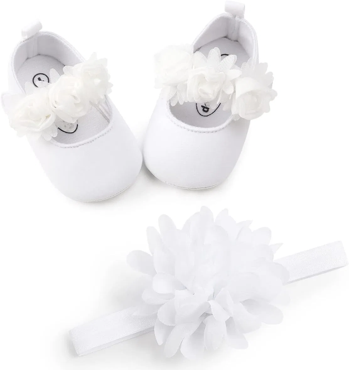 Детские туфли Мэри Джейн для девочек HsdsBebe, White — фото 4