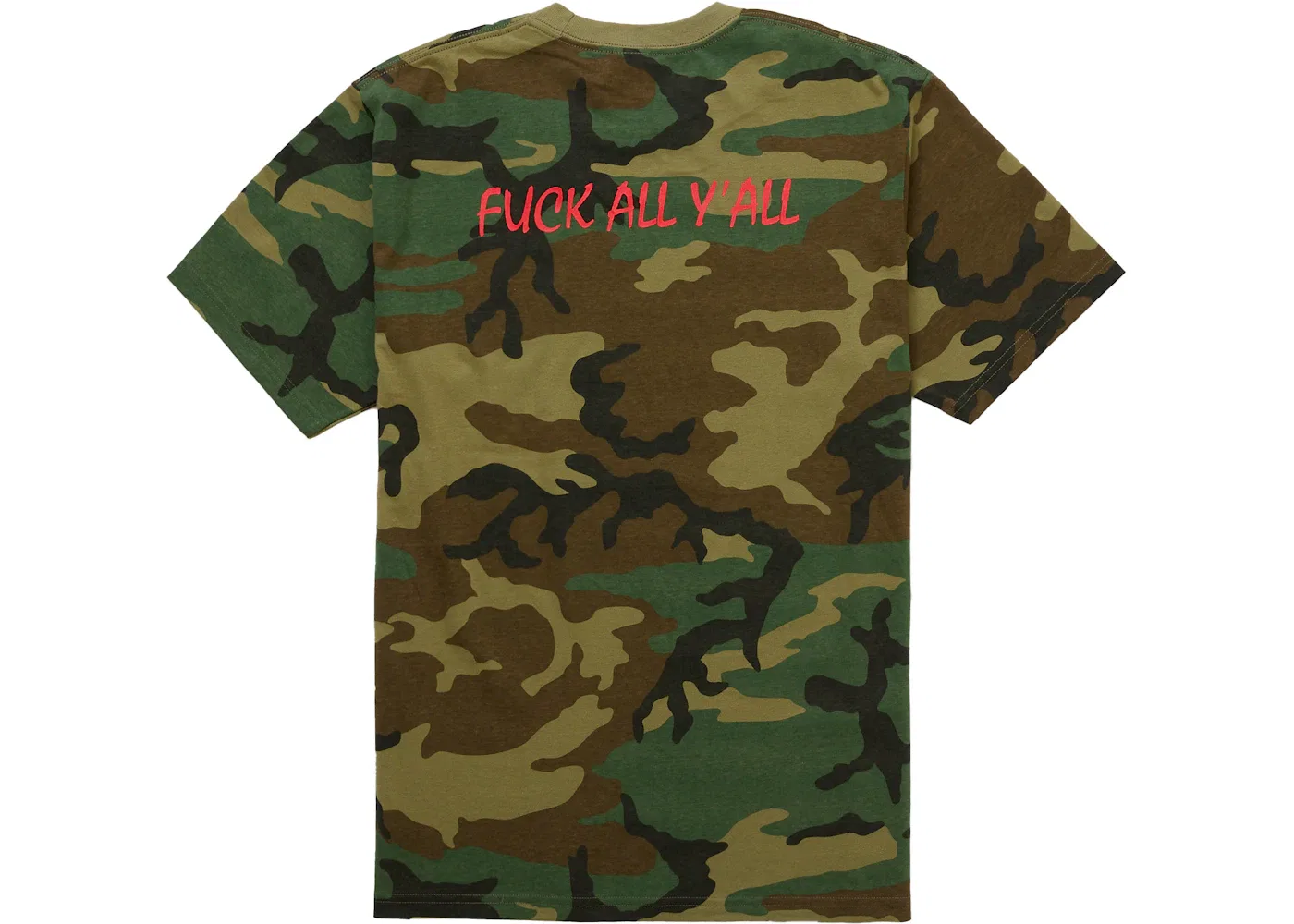 Мужская футболка с принтом Supreme Tee (FW25), Woodland Camo — фото 2