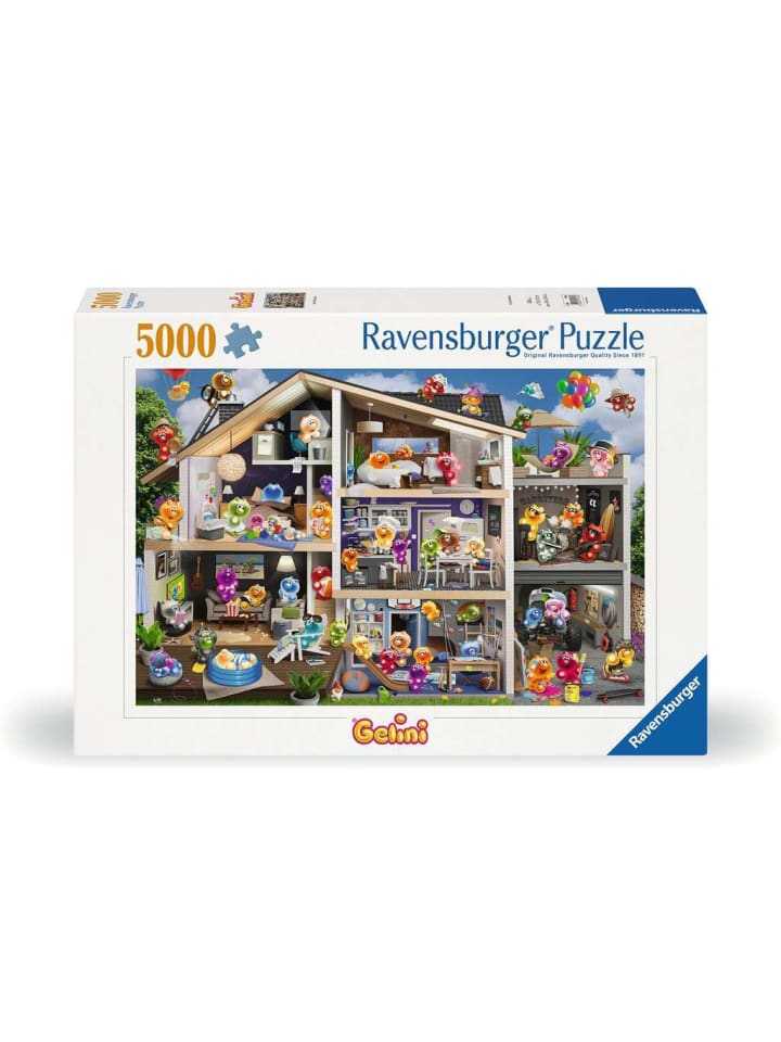 

Пазл Ravensburger «Кукольный домик Гелини» из 5000 деталей с красочным рисунком
