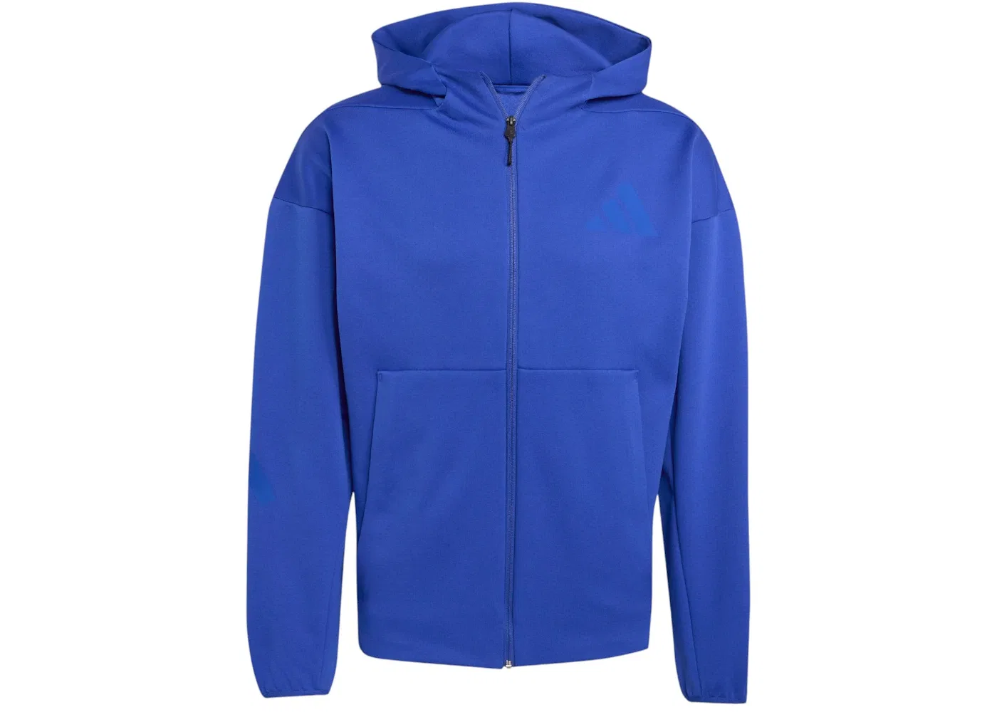 Мужская куртка на молнии с капюшоном Z.N.E. Full-Zip Hooded Track Jacket Adidas, цвет Semi Lucid Blue