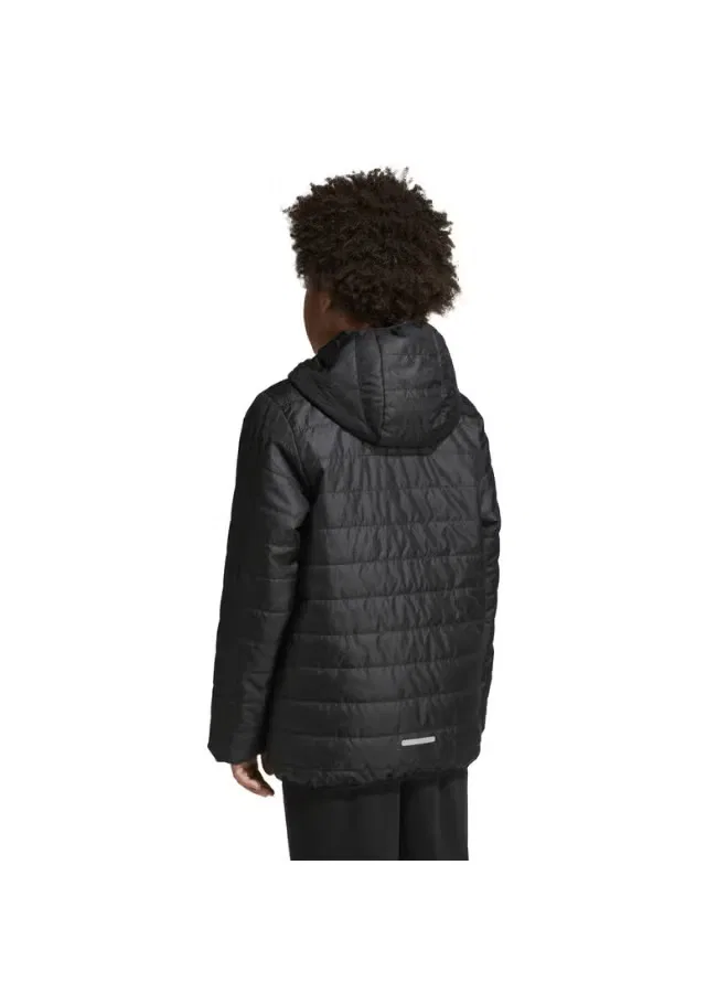 Куртка утепленная Essentials light padded jacket kids Adidas, черный — фото 3