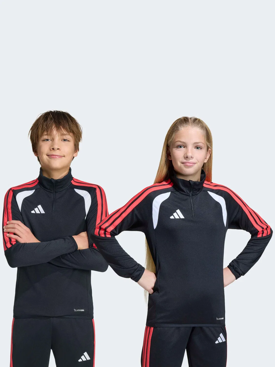 Тренировочная куртка Tiro 26 League adidas, черный/красный — фото 3