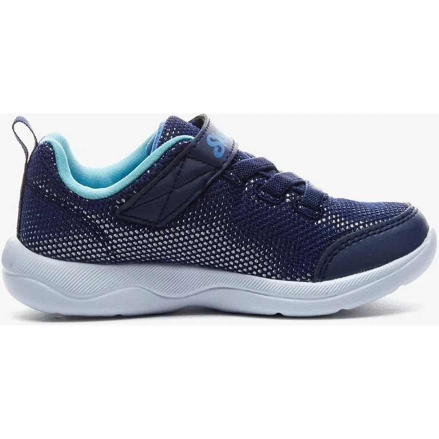 Кроссовки детские с шнуровкой Skech-Stepz 2.0 Easy Peasy Skechers, Темно-синий/Зеленый — фото 2