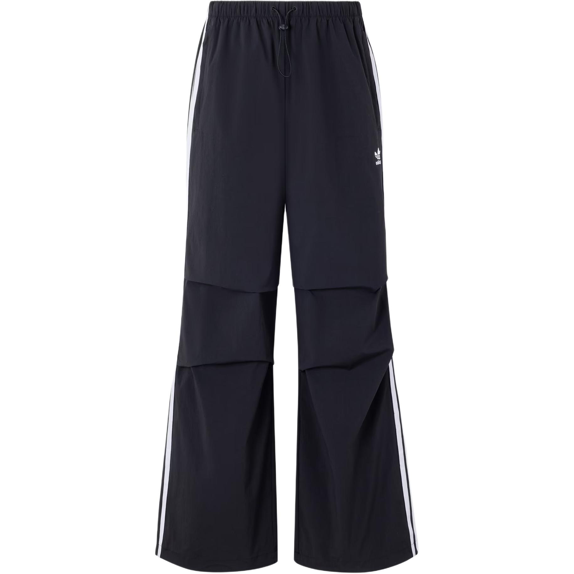 Adidas Originals Парашютные штаны PANTS W повседневные брюки женские black — фото 3