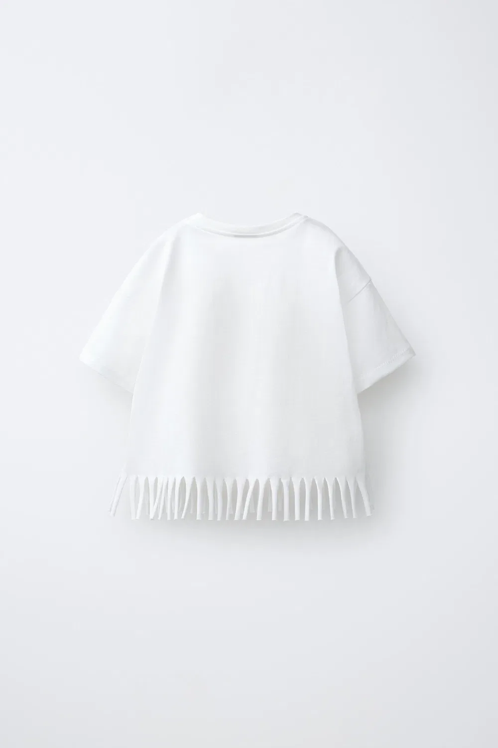 Футболка с бахромой SMILEYWORLD ZARA, Oyster-White — фото 2