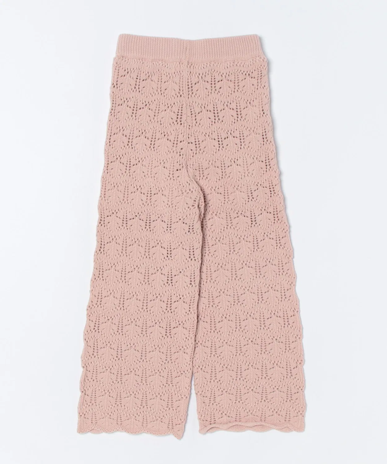 Детские вязаные крючком штаны с оборкой Rylee + Cru, Pink — фото 2