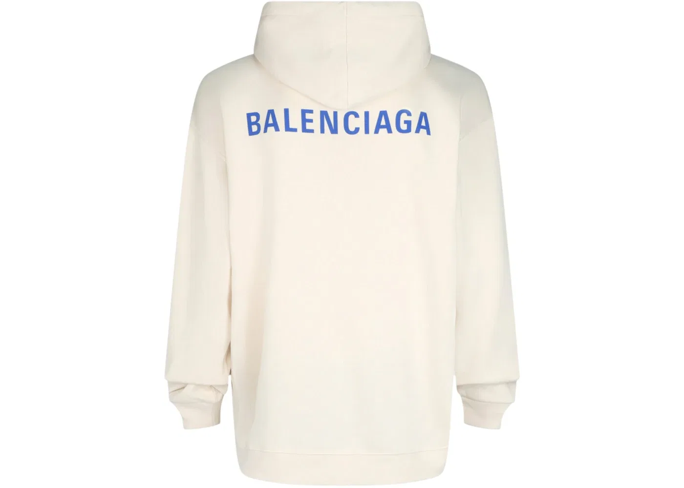 Мужское худи с логотипом Logo Medium Fit Balenciaga, цвет Chalky/White/Blue — фото 2